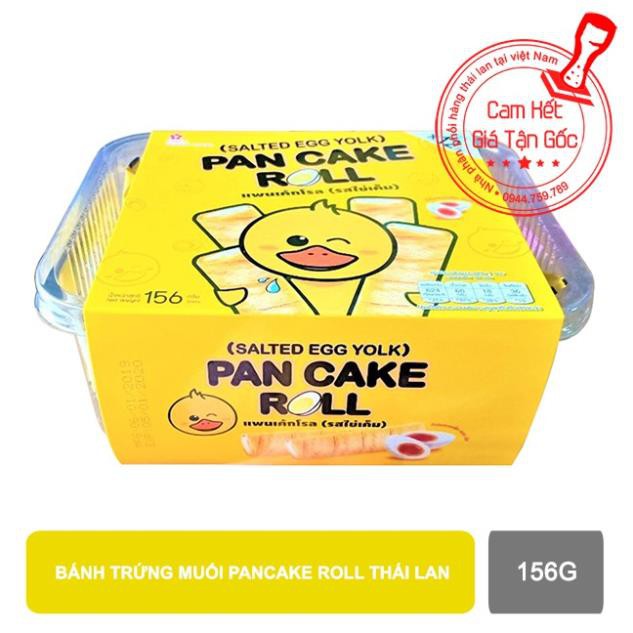 Bánh vịt trứng muối Pancake Roll thái lan 156g