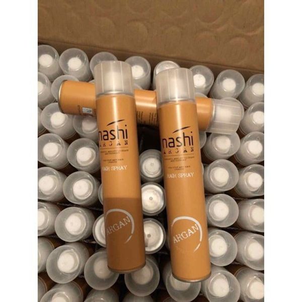 [Chính Hãng] Gôm Xịt Giữ Nếp Dưỡng Tóc Nashi Argan 320ml