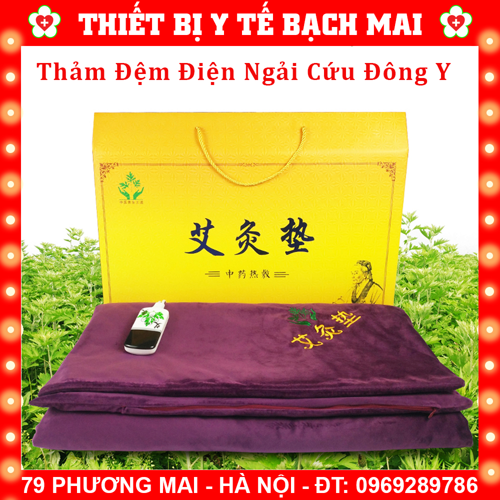 Thảm điện ngải cứu đông y trung quốc dưỡng sinh cơ thể