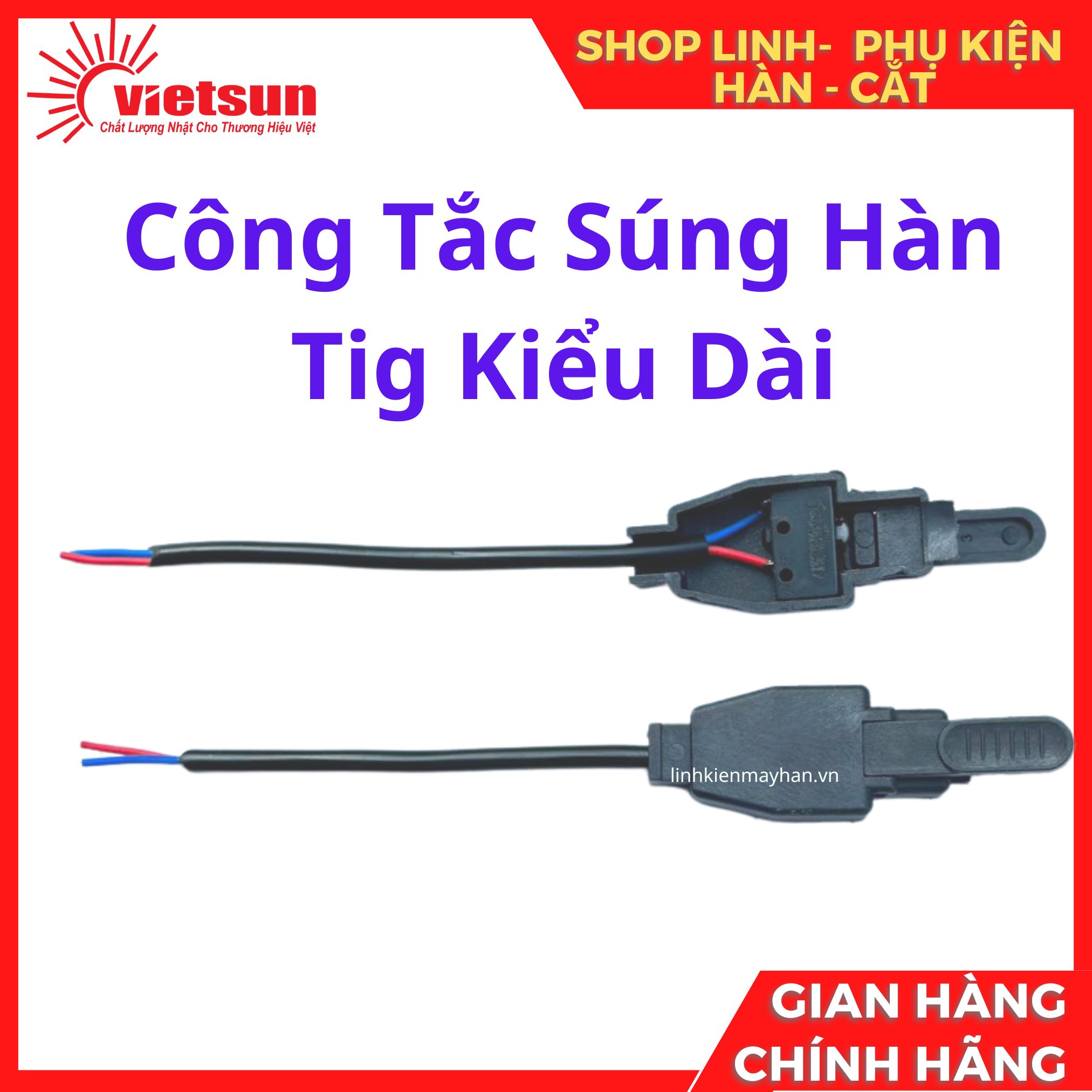 Công tắc súng hàn Tig, súng cắt Plasma