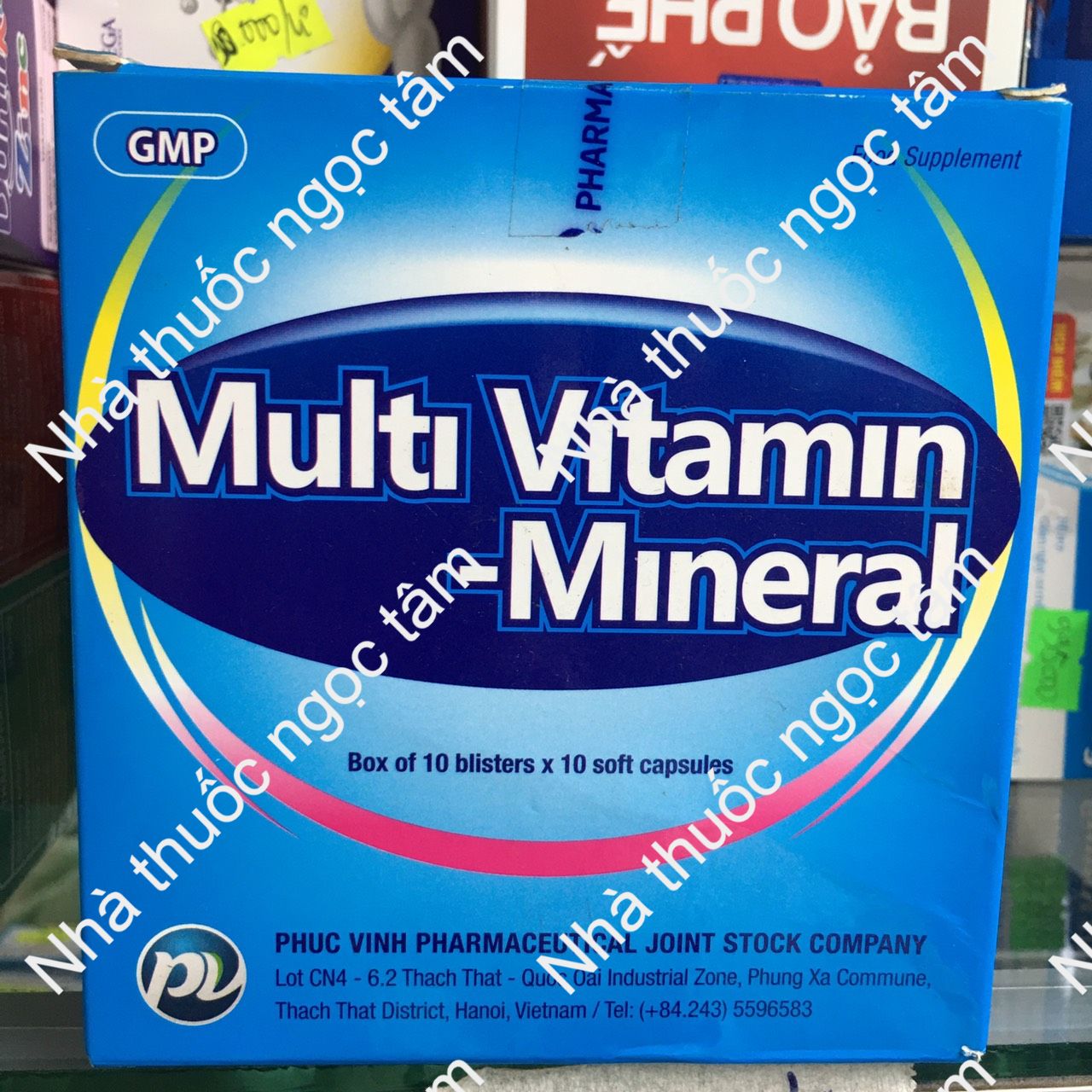 [Ảnh thật] Multi Vitamin Mineral - Phúc Vinh - Hộp 100 Viên