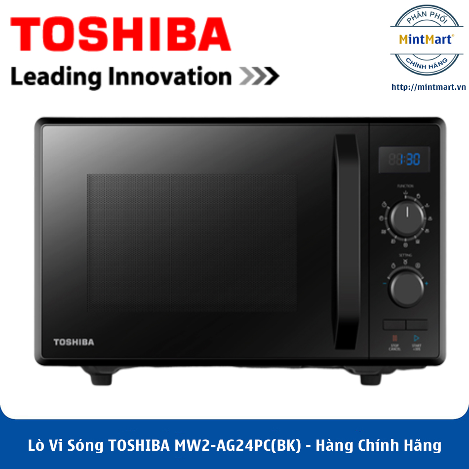Lò Vi Sóng TOSHIBA MW2-AG24PC(BK)  24 lít - Hàng Chính Hãng