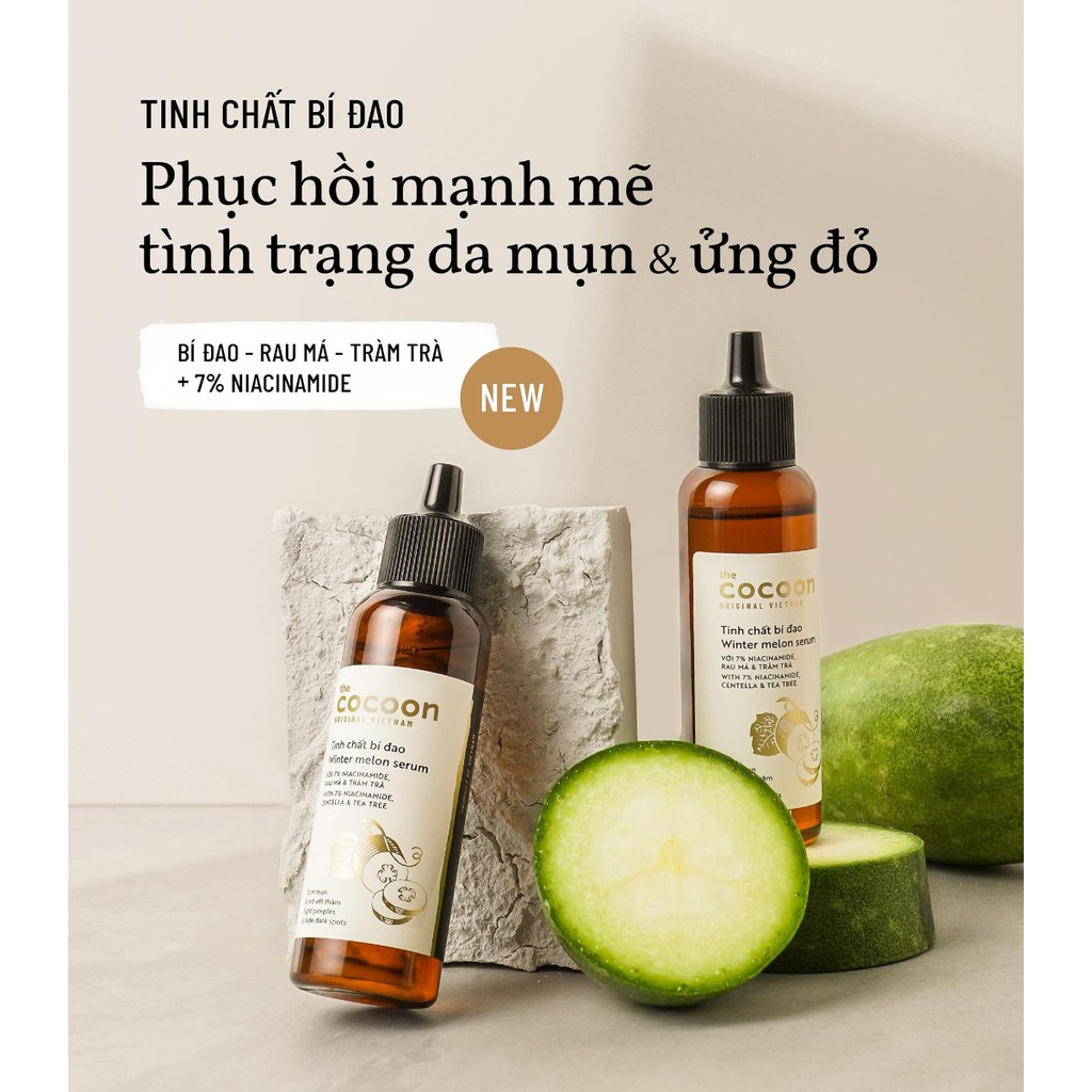 [HCM]Tinh Chất Bí Đao Cocoon Winter Melon Serum 70ml