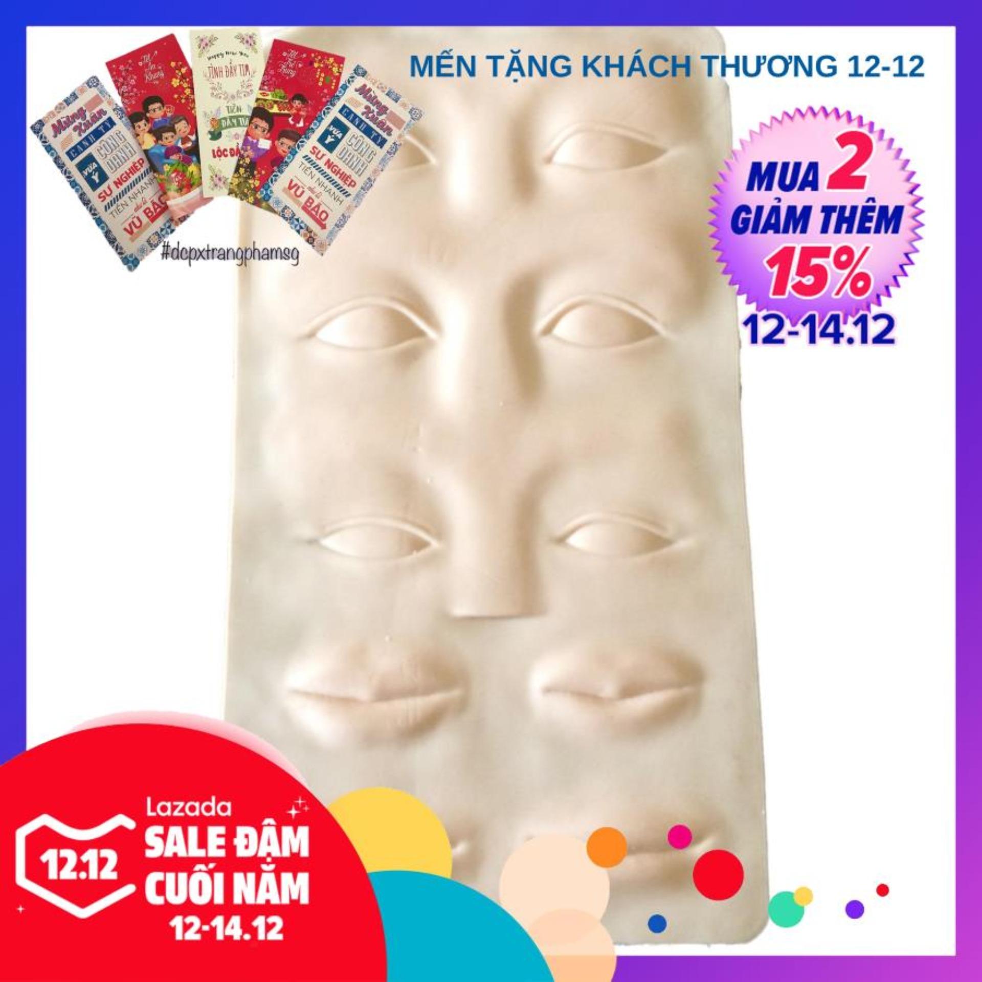 Da giả tập xăm (cả mày lẫn môi)