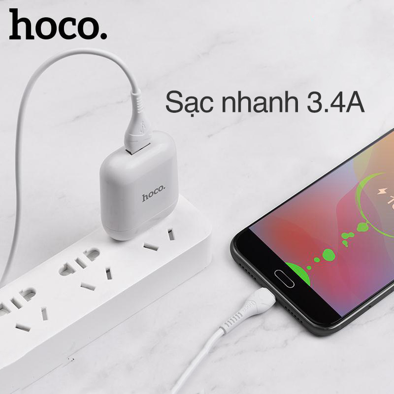 [HCM]Dock sạc nhanh Hoco HK2 Cổng USB 5V/3.4A cho Smart phone - Table