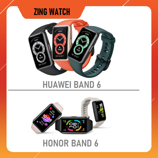 Vòng đeo tay theo dõi sức khỏe thông minh Huawei Honor Band 6 màn hình AMOLED 1.47 inch tràn viền, theo dõi độ bão hòa oxy trong máu, công nghệ giám sát giấc ngủ