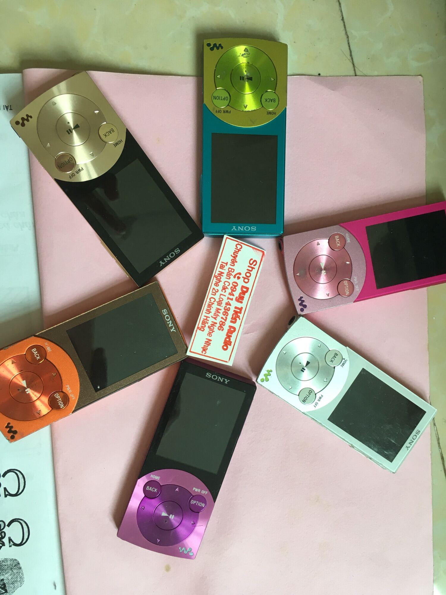 Máy nghe nhạc sony walkman s644 8g.