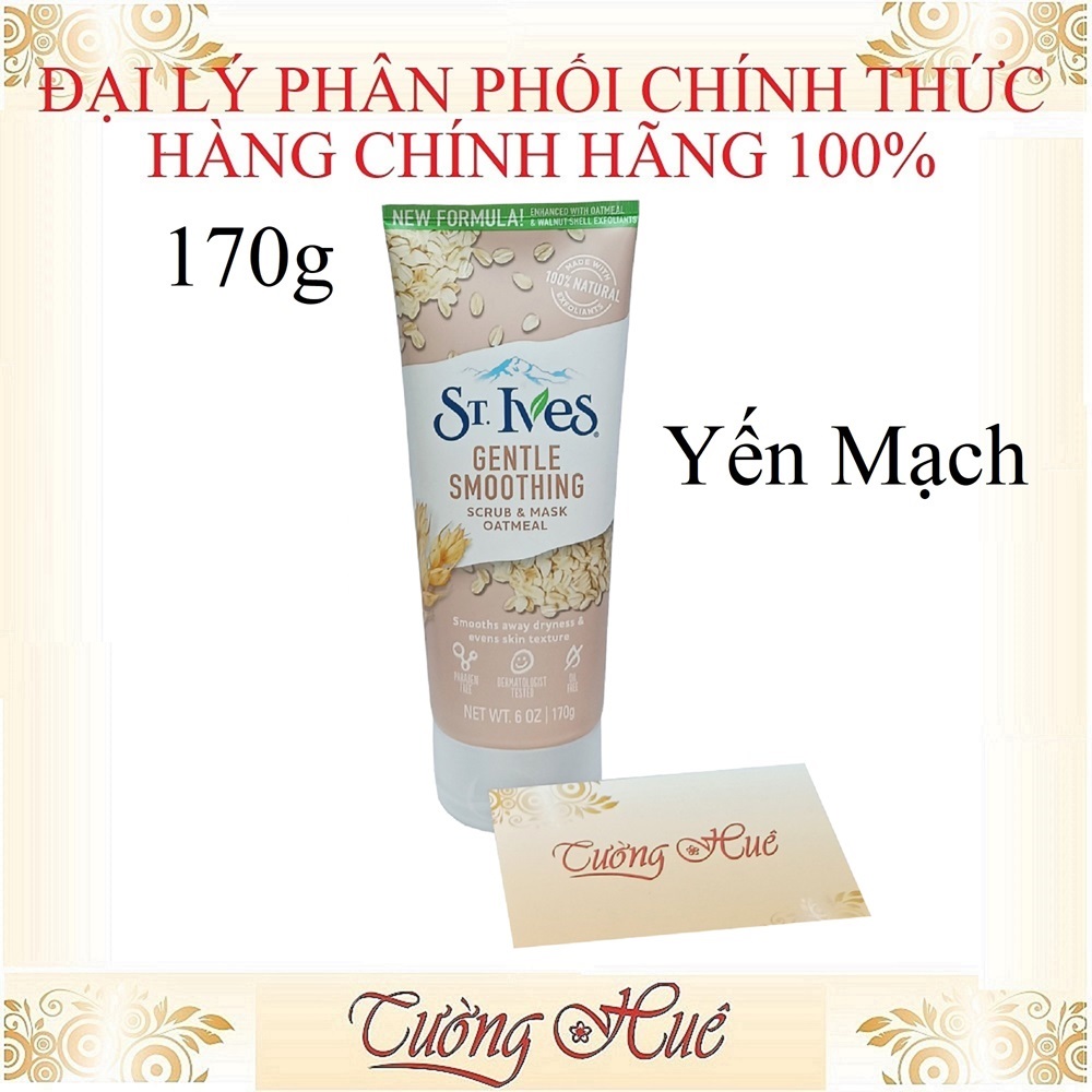 Sữa rửa mặt tẩy tế bào St.Ives Oatmeal lúa mạch 170g