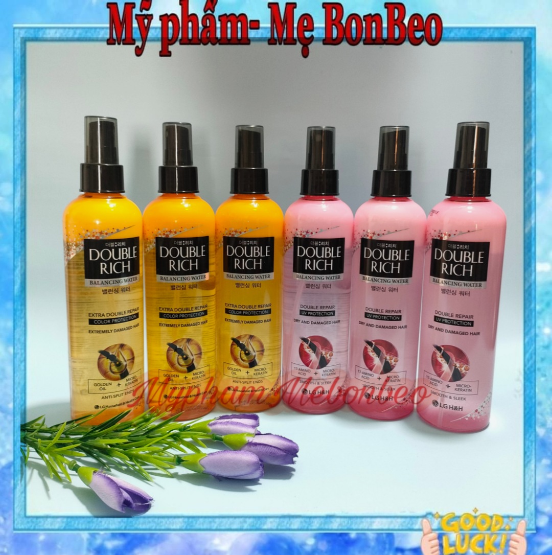 Nước xịt dưỡng tóc Double Rich 120ml/250ml