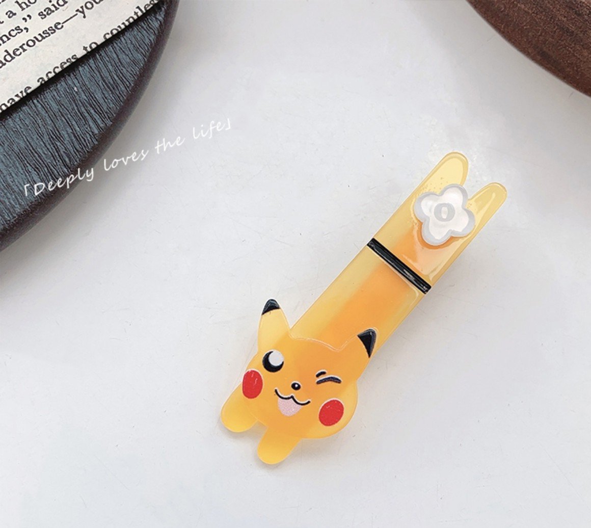 KẸP  TÓC HỌA TIẾT THÚ RESIN CARTOON