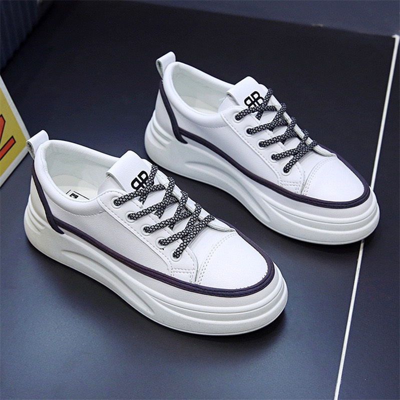 Giày thể thao nữ viền phản quang dây kẻ siêu hót