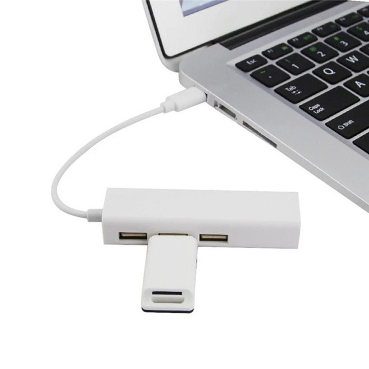 Cáp chuyển USB Type-C ra Lan và 3 cổng USB 2.0 chất lượng cao