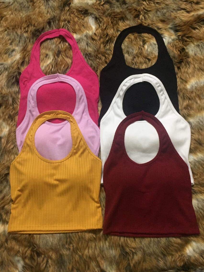 [HCM]Áo thun 2 dây crop top cực xinh  40k
