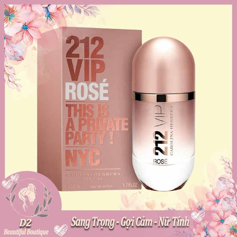 Nước Hoa Nữ Carolina Herrera 212 Vip Rose EDP