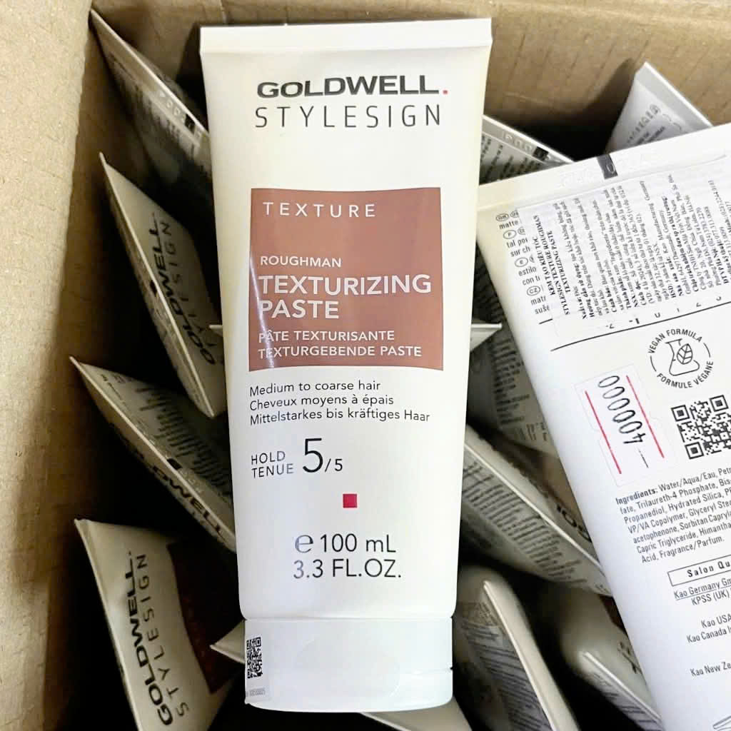 Goldwell Roughman Styling Wax - Quick-Drying Wax, Non-Sticky, Holds the Style