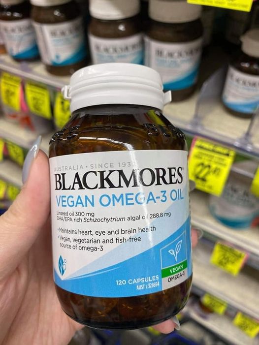 Blackmores vegan omega 3 oil – 120 viên