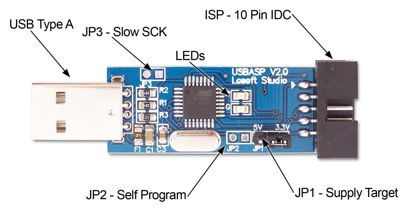 Mạch nạp AVR ISP USBasp