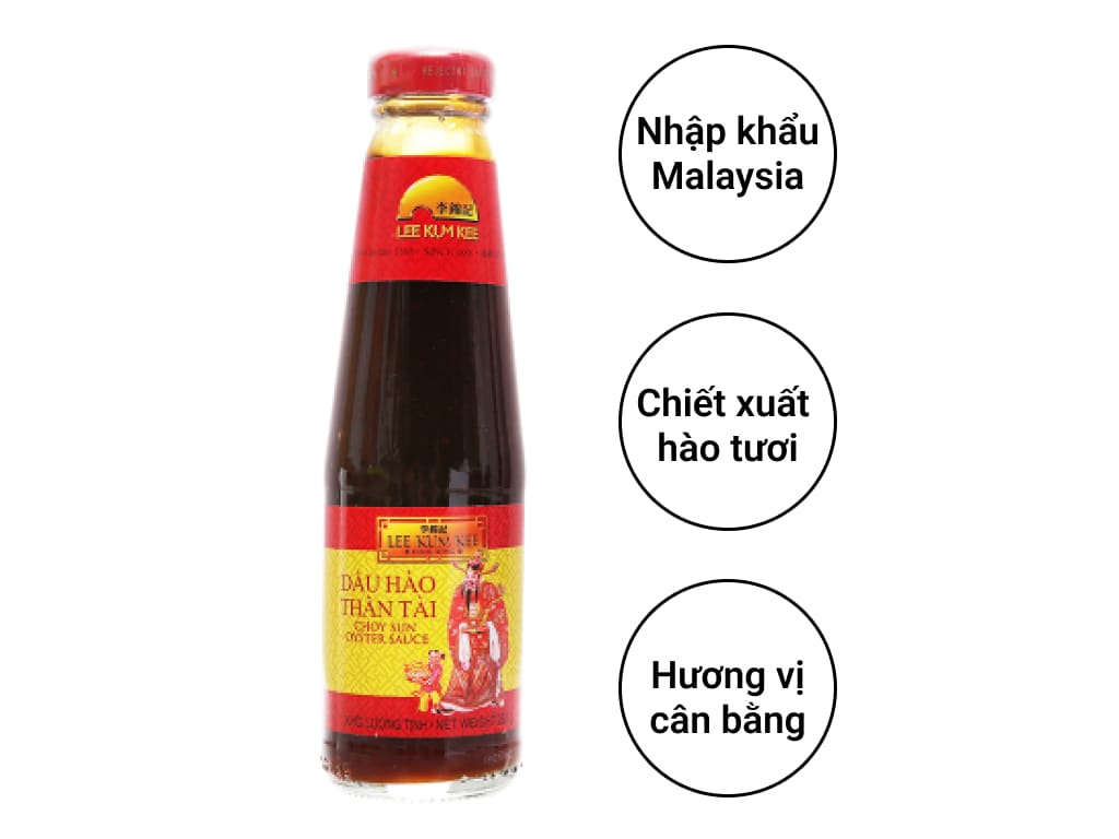 Dầu hào Thần Tài Lee Kum Kee chai