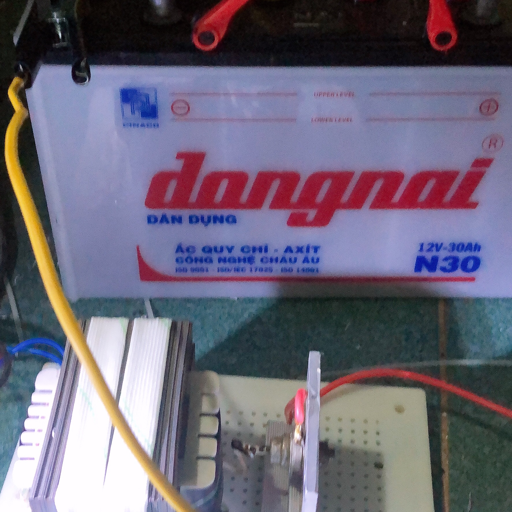 Bộ sạc bình ăcquy 12v sử dụng diot liên xô