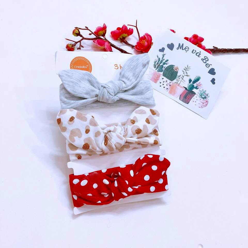 Băng đô Chicbaby cho bé - Set 3 chiếc