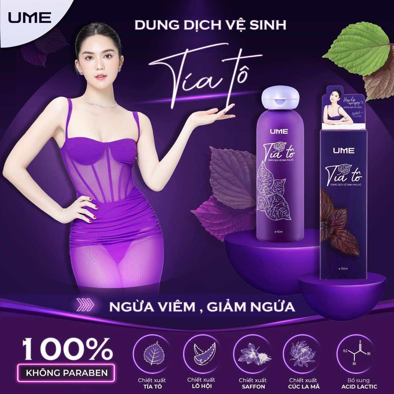 Dung dịch vệ sinh tía tô UMe