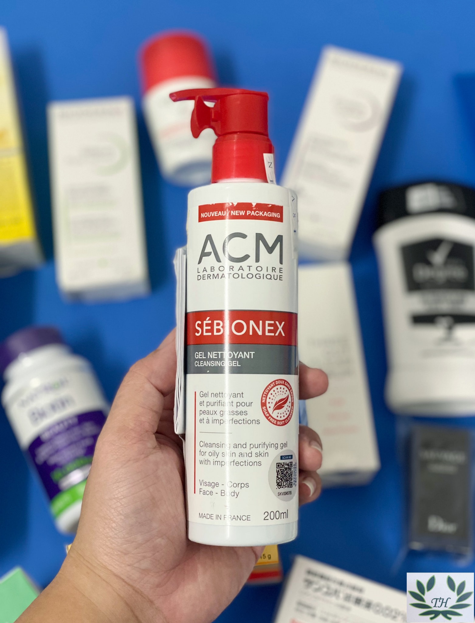 GEL RỬA MẶT DÀNH CHO DA DẦU, MỤN ACM SEBIONEX CLEANSING GEL 200ML CHÍNH HÃNG - 12084 - sản phẩm tốt chất lượng cao, sản phẩm cam kết giống như hình, ĐƯỢC ƯA CHUỘNG SĂN ĐÓN TRÊN THỊ TRƯỜNG HIỆN NAY