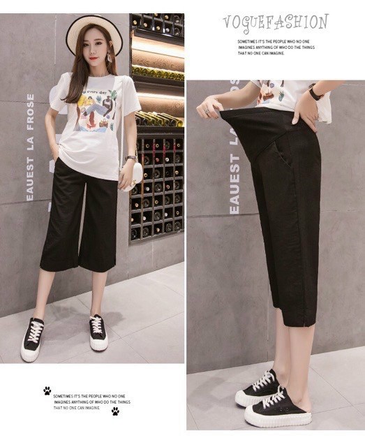 Quần bầu LỬNG đũi dáng baggy siêu xinh