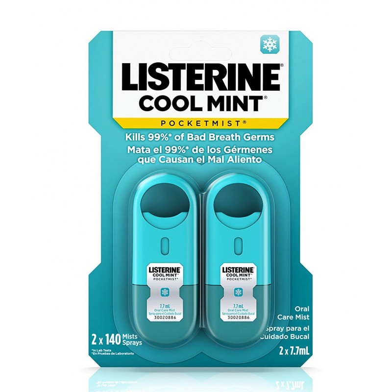 [HCM]COMBO 2 XỊT THƠM MIỆNG LISTERINE (7.7ml)