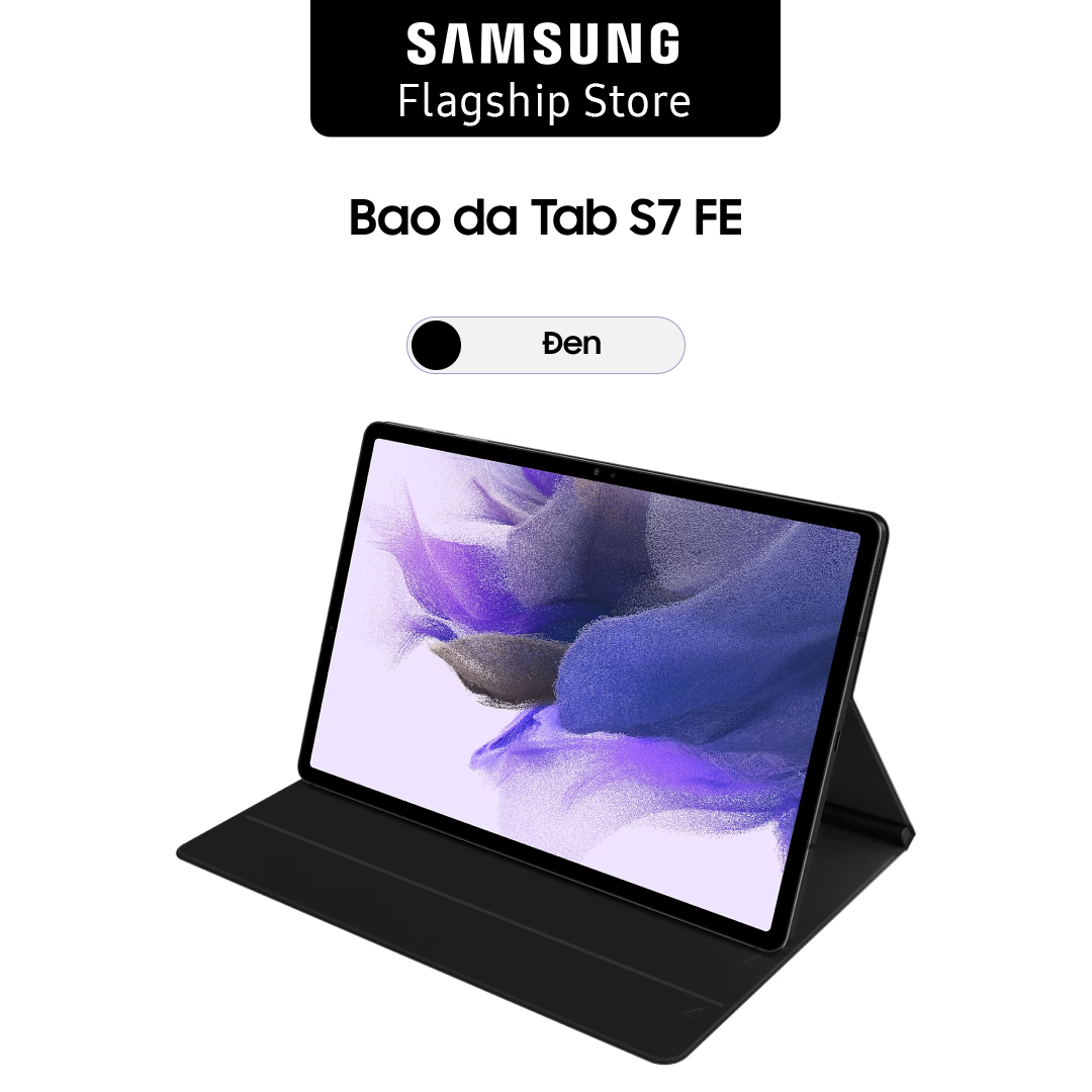 Bao da Samsung Galaxy Tab S7 FE (Màu Đen)