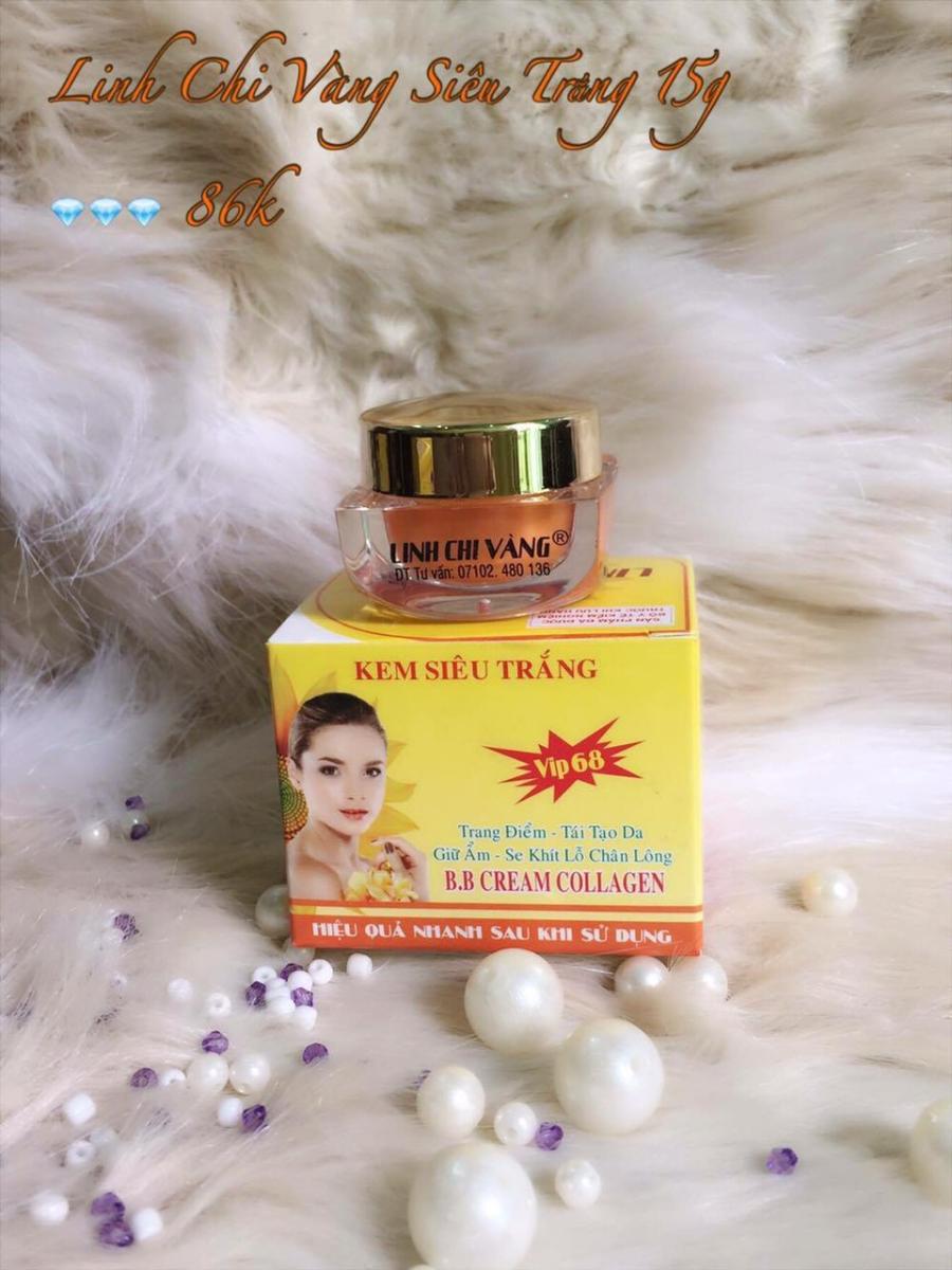 KEM SIÊU TRẮNG LINH CHI VÀNG 15g