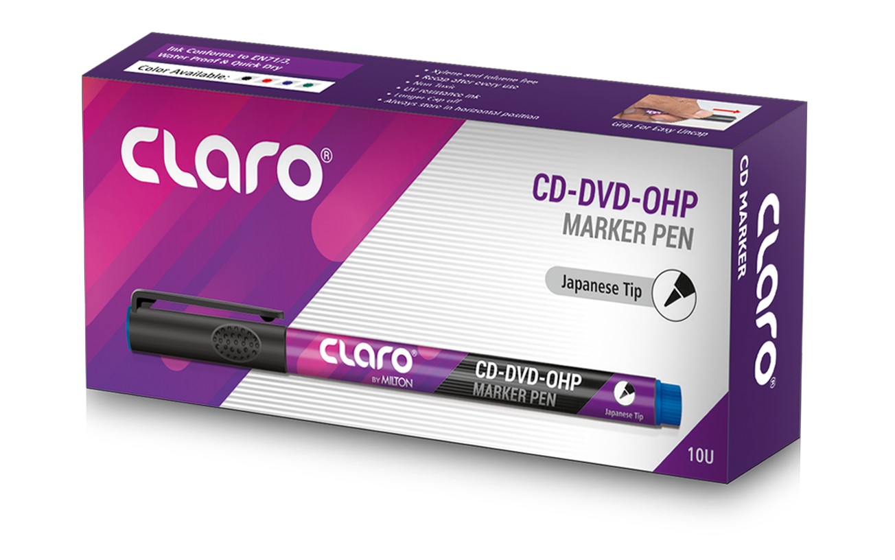 Bút lông dầu CD Claro (10 Cây/ hộp)