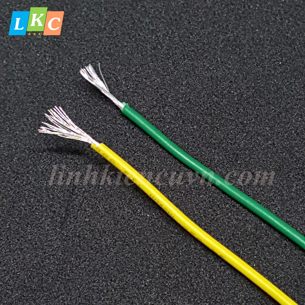 Dây điện 0.3mm màu vàng (10m) 22awg