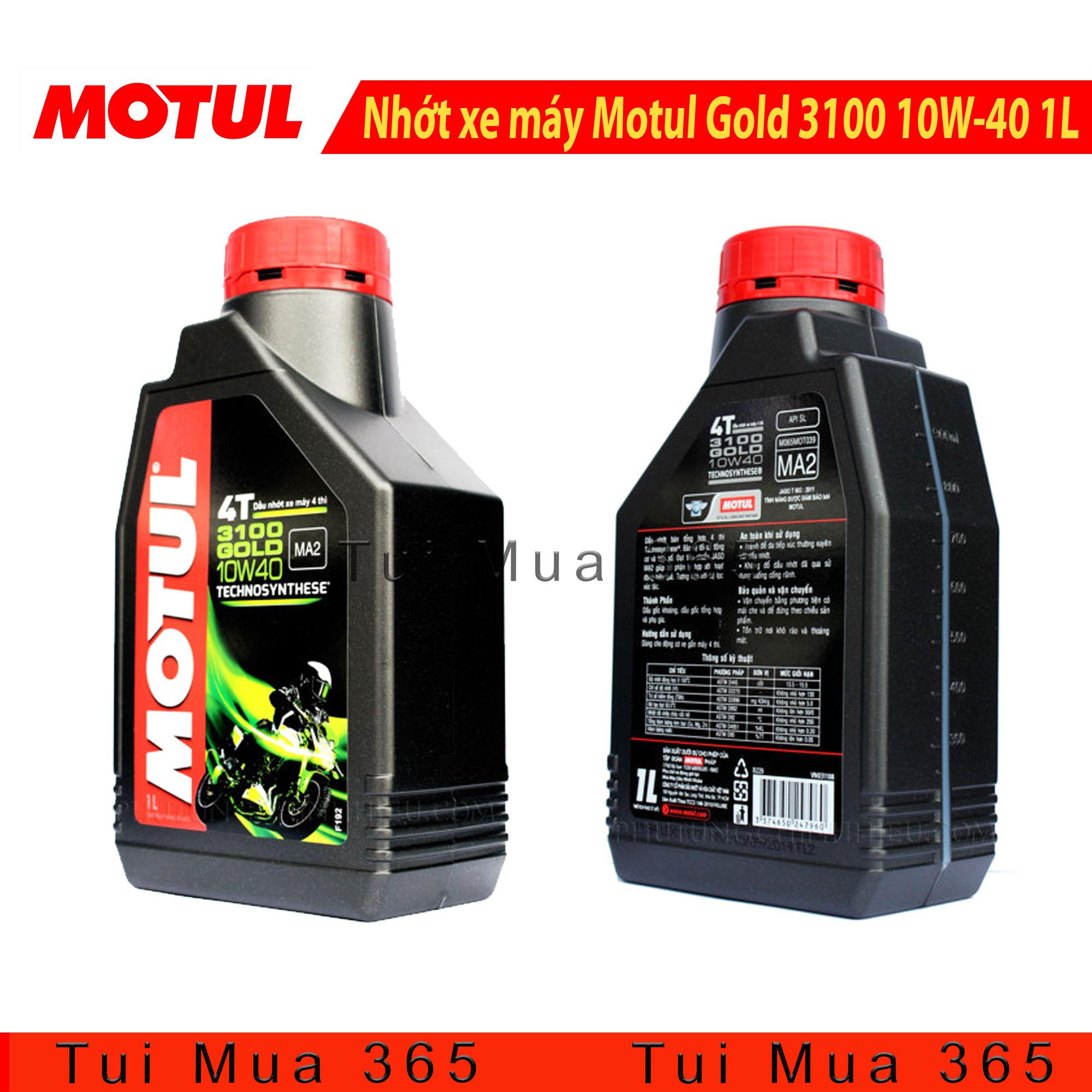 Nhớt xe máy motul gold 3100 10w-40 1l