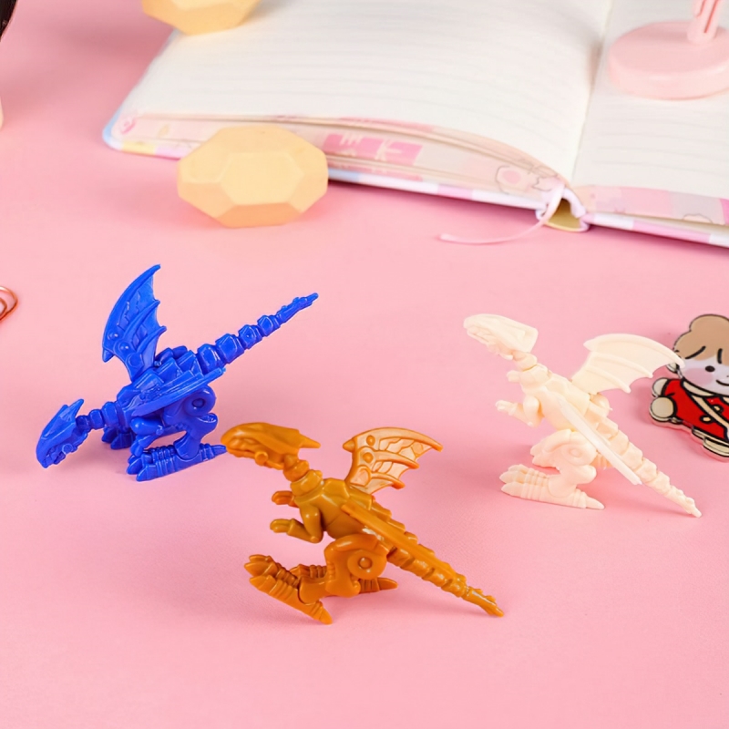 Set of 10 cute mini baby building blocks bricks toys double-Hause Dragon model