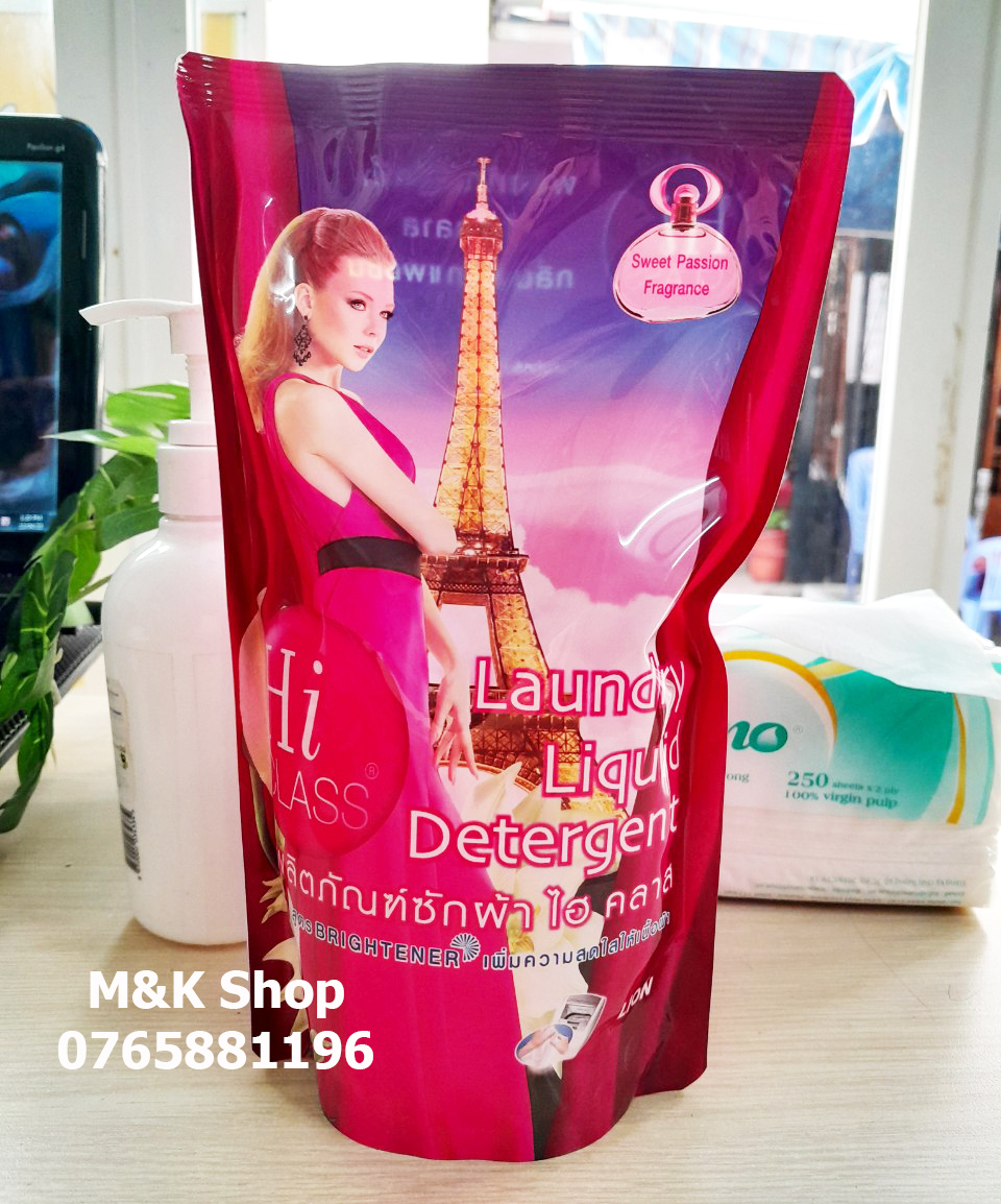 [CHÍNH HÃNG/date 2028] Combo 3 túi nước giặt Hi Class 500ml Thái Lan