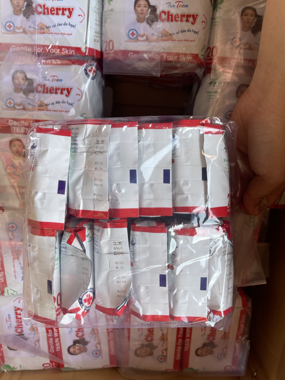 [HCM]Sỉ 12 gói khăn giấy ướt bịch 20 tờ
