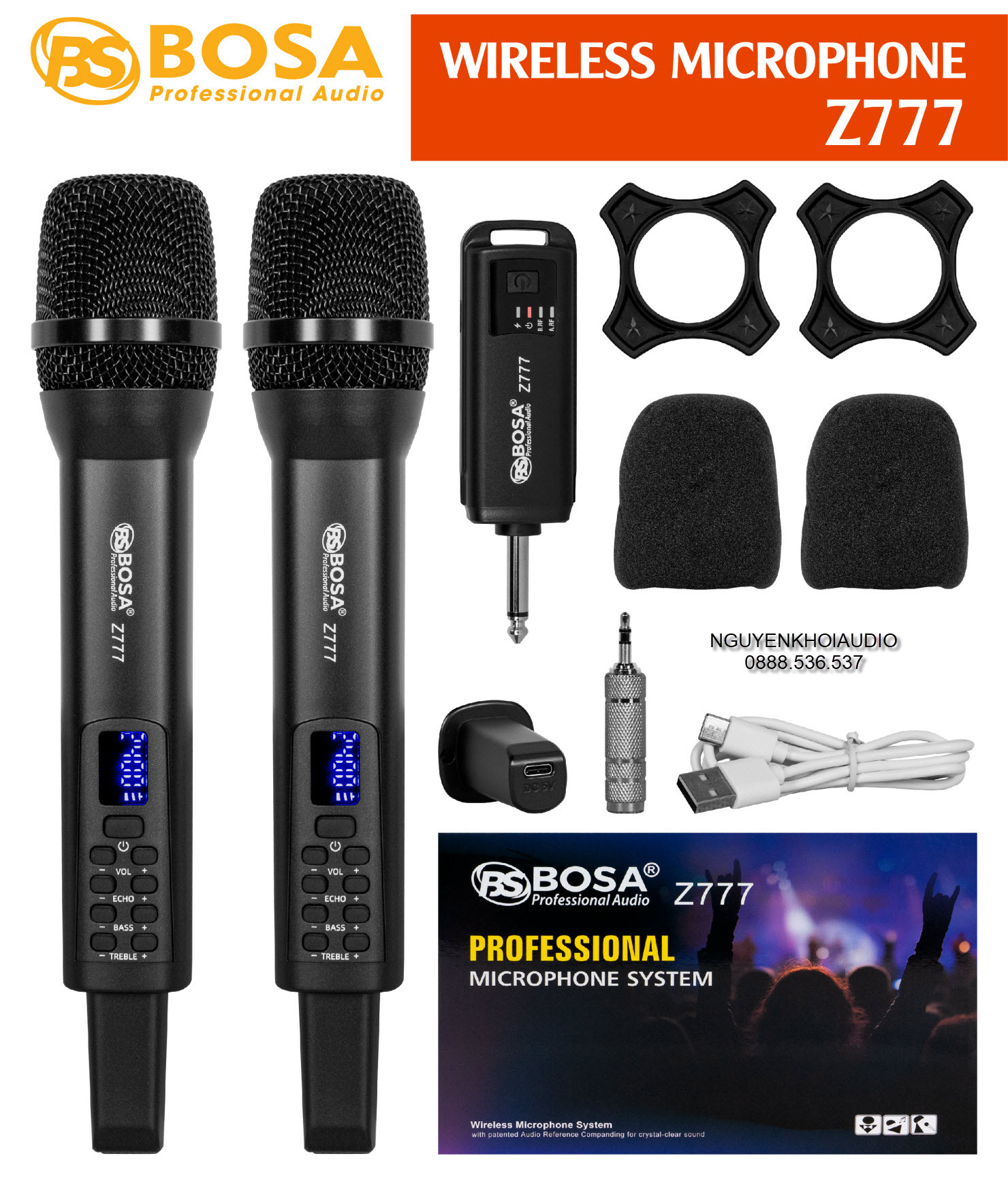 Micro không dây đa năng bosa z777