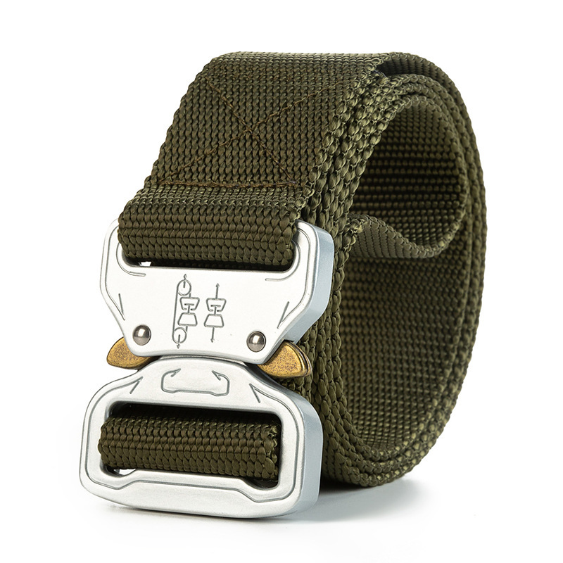 "Thắt lưng nam vải dù phong cách mạnh mẽ kích thước 3.8 x 125cm - sản phẩm chất lượng phù hợp với tất cả vòng bụng.