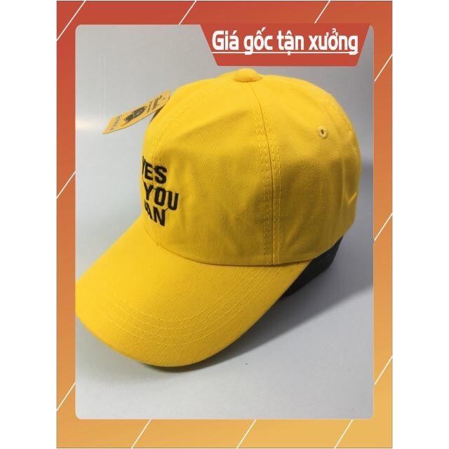 Mũ lưỡi trai YES YOU CAN chất  thoáng mát