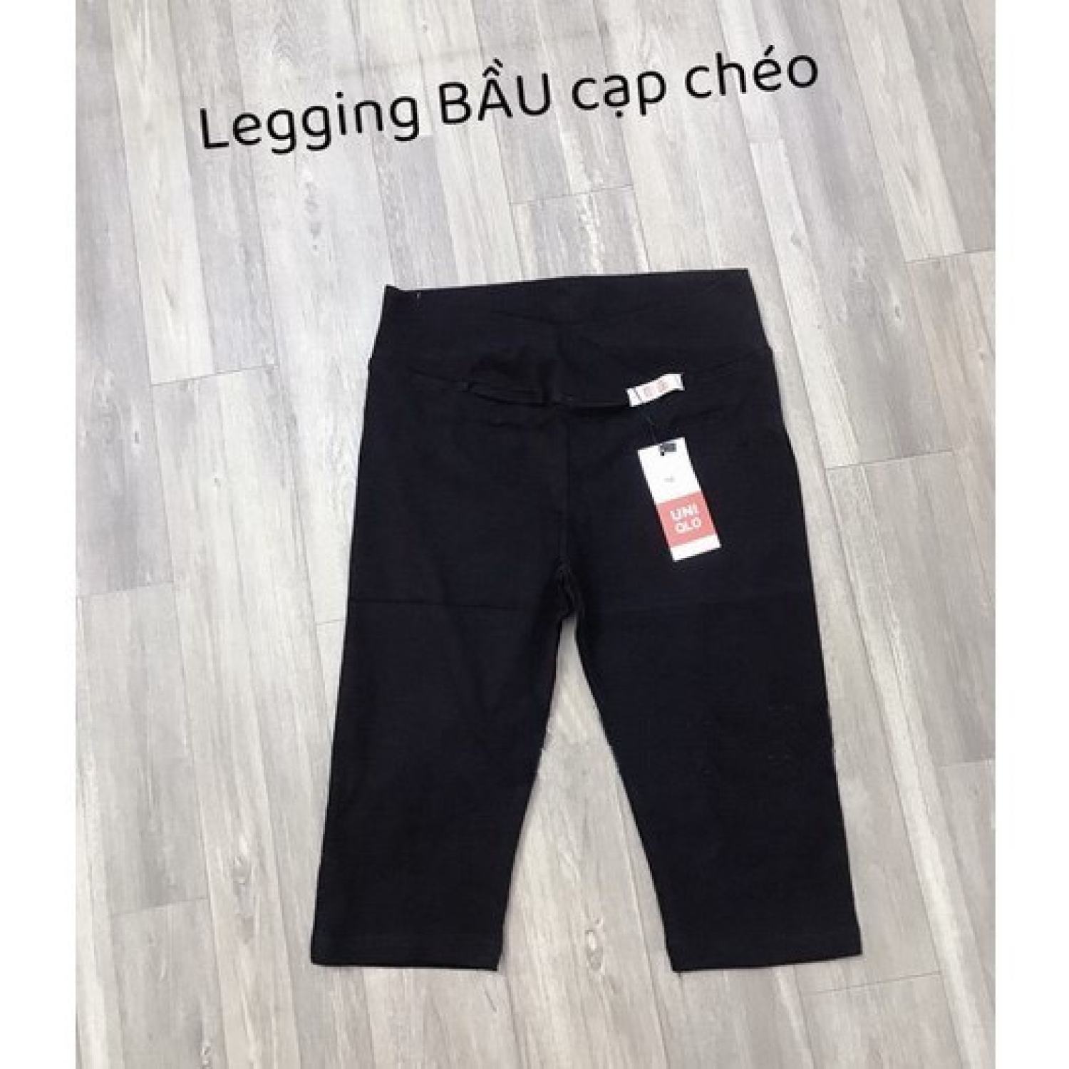Quần bầu lửng - cạp chéo - leggging - chất liệu thun co giãn ( lửng cạp chéo )