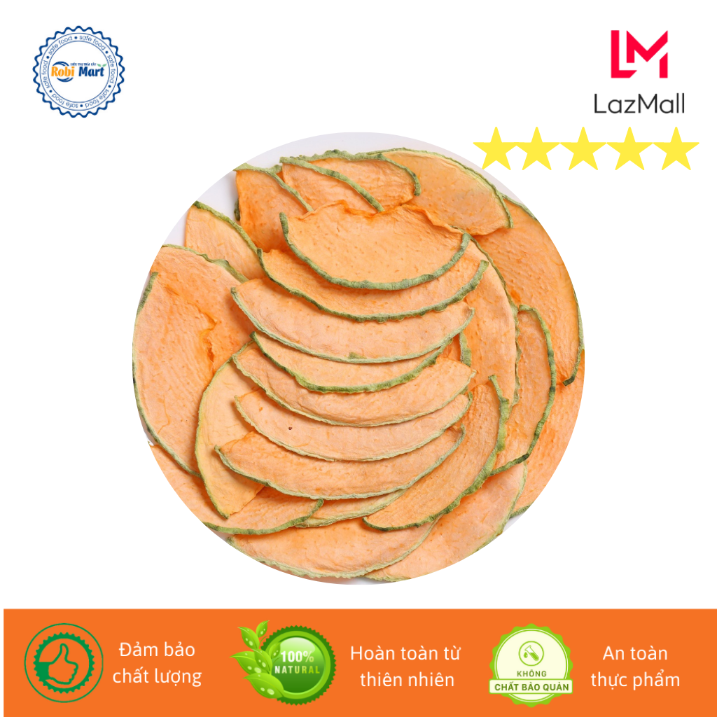 Netted melon sliced dryer cold Robi Mart package 20g