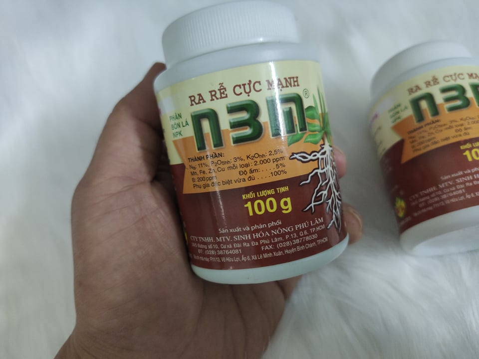 Phân bón kích rễ cực nhanh mạnh N3m NPK