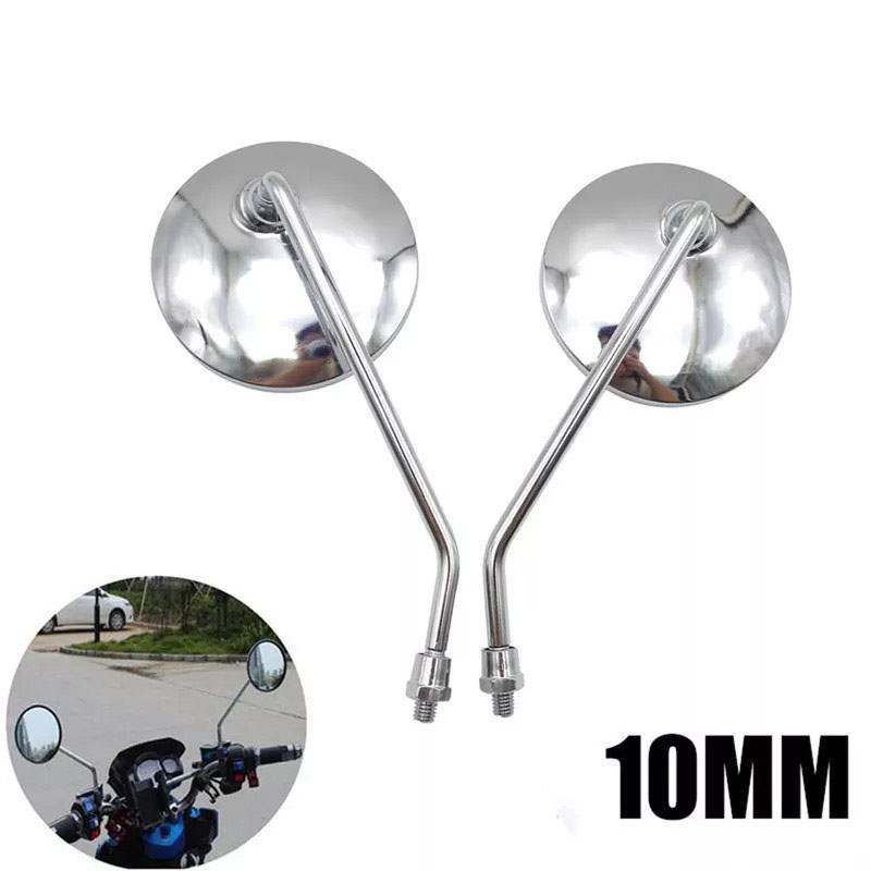 Gương Tròn Xi Kẽm Gắn Chân Gương 10 li Hoặc 8 li [ Giá 1 Đôi ]
