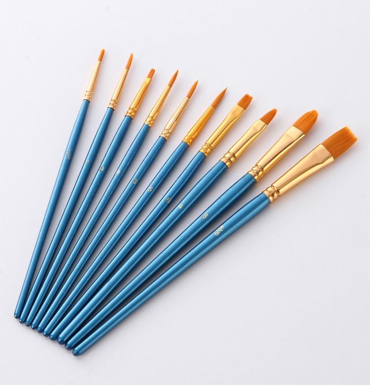 Bộ Cọ vẽ màu nước ( 10 Cọ)