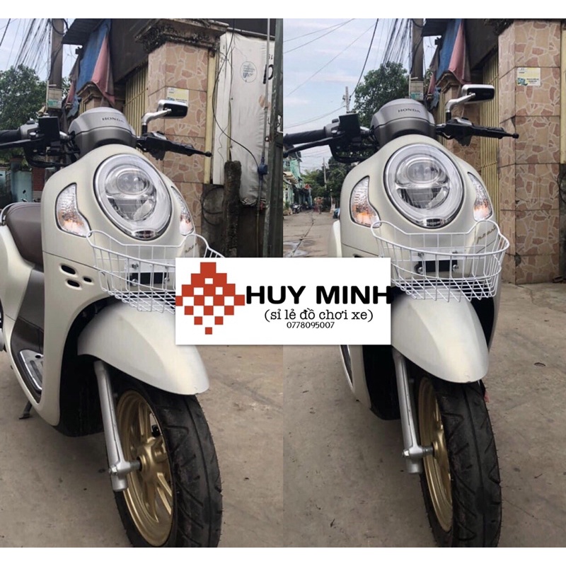 Rổ xe gắn xe scoopy - hàng cao cấp chất lượng