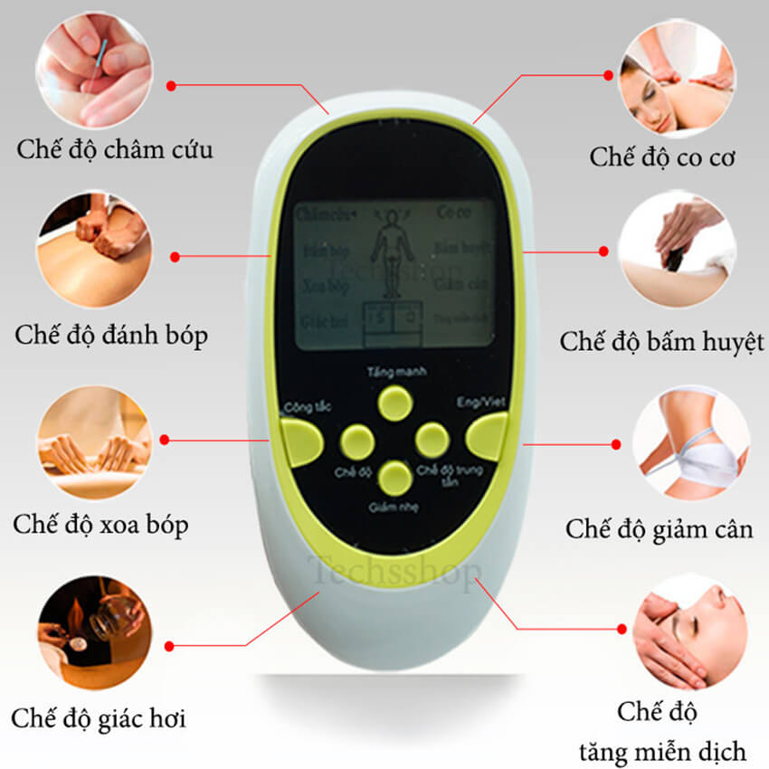 Massage Therapy Machine 8 stickers and gift with 8 pieces stickers