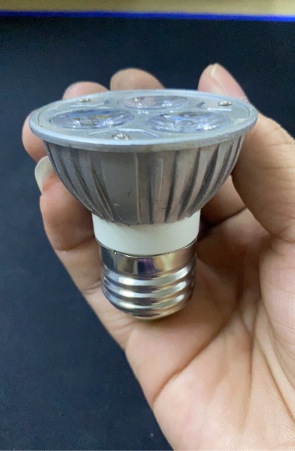 Bóng Chén Led 3W Đuôi E27 - Đuôi Ghim ( Màu Xanh Lá )