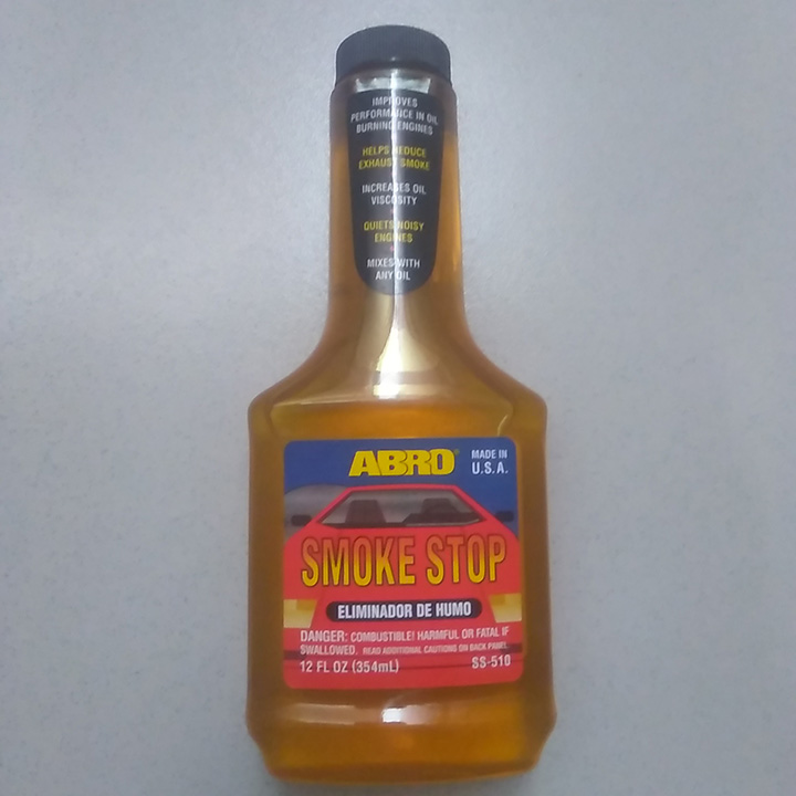 PHỤ GIA TĂNG ĐỘ NHỜN VÀ LÀM NGƯNG KHÓI XE Ô TÔ HIỆU ABRO, 354ml (Abro Smoke stop, 354ml)