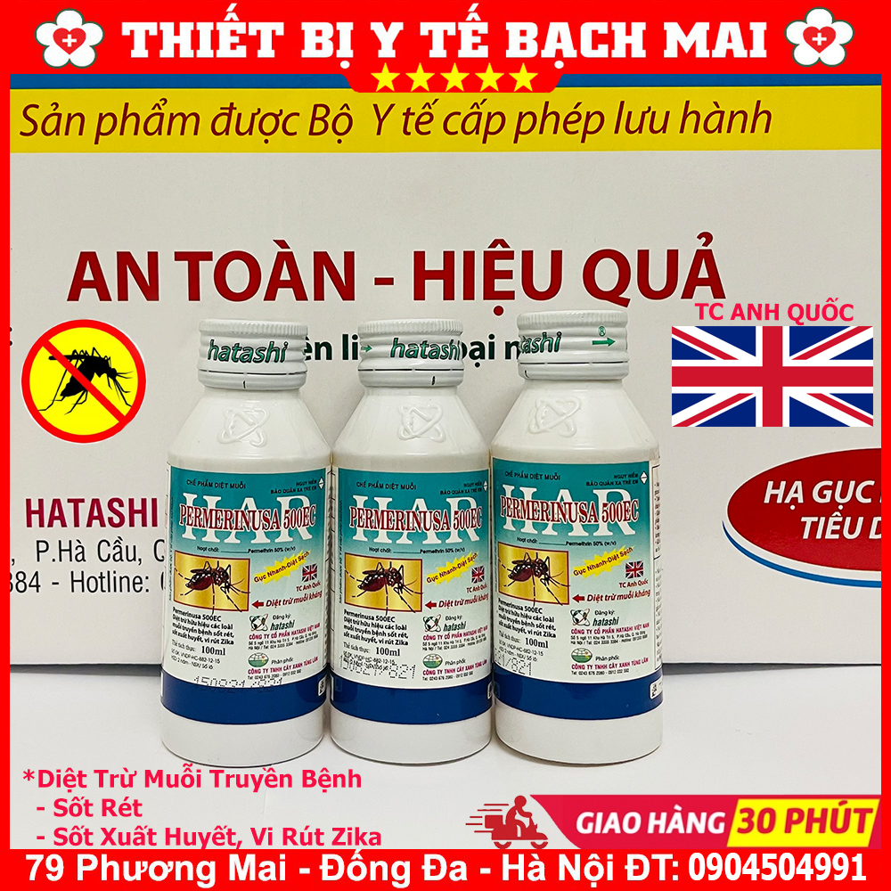 Thuốc Diệt Muỗi HAR PERMERINUSA 500EC [100ml] - Công Nghệ Anh Quốc