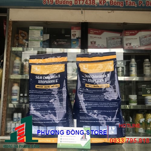 Hóa chất sát khuẩn S&M Chloramin B(Tiệp) -1kg